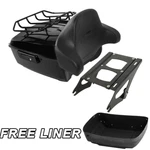 King Pack Trunk Backrest Mount Rack Fit For Harley Tour Electra Glide 14-26. Fixed Price $329.99.
