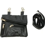 Unik International Women's Black Leather Clip-on Bag 2152.PL. Fixed Price $29.09.