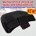 Muthu Style 2014 & Up Dual 6X9 Speaker Lid For Harley Chopped King Tour Pak. Fixed Price $354.44.