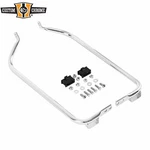 Chrome Saddlebag Bracket Supports Fit For Harley Touring Flhrs Flhx 1997-2008. Fixed Price $35.99.