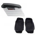 Mustang 77604 - Plain Saddlebag Lid Covers For Harley Davidson. Fixed Price $165.00.