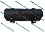 Front Fork Black Stitch Leather Tool Bag Fit Indian Chief Motorcycles. Fixed Price $52.24.