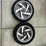 01-17 Honda GL1800 Goldwing Rims Wheels Front Chrome Rear Aluminum + Tiers. Fixed Price $849.90.