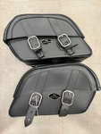 Saddleman Drifter Slant Saddlebags Size Large Part # 3501-0319. Fixed Price $100.00.