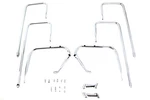 Saddlebag Guard Kit Chrome For Harley-davidson. Fixed Price $543.99.