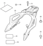 2021-2026 New Oem Genuine Honda NC750X Rear Carrier 08L70-MKW-D00ZB. Fixed Price $399.95.