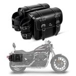 Motorcycle Saddle Bags For Harley Street Bob Softail Side Tool Luggage Black. Fixed Price $109.99.